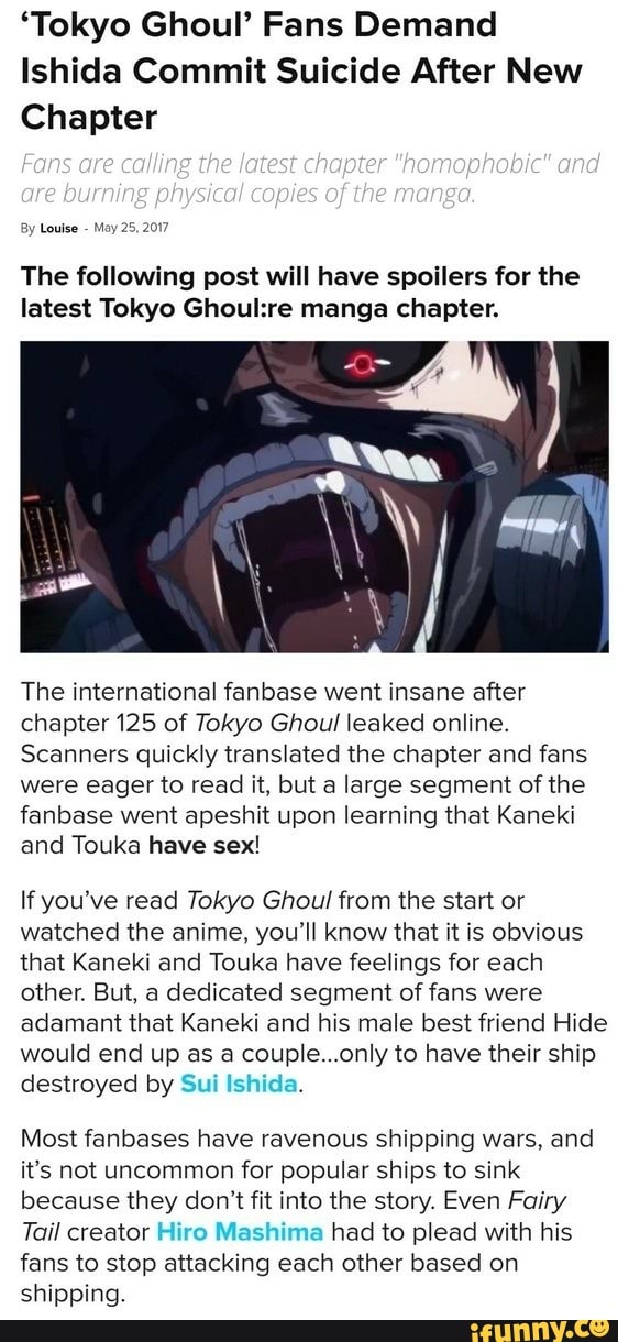 Featured image of post Tokyo Ghoul Watch Order Reddit Kaneki y hide dos compa eros de clase llegan a la conclusi n de que si nadie ha visto nunca a