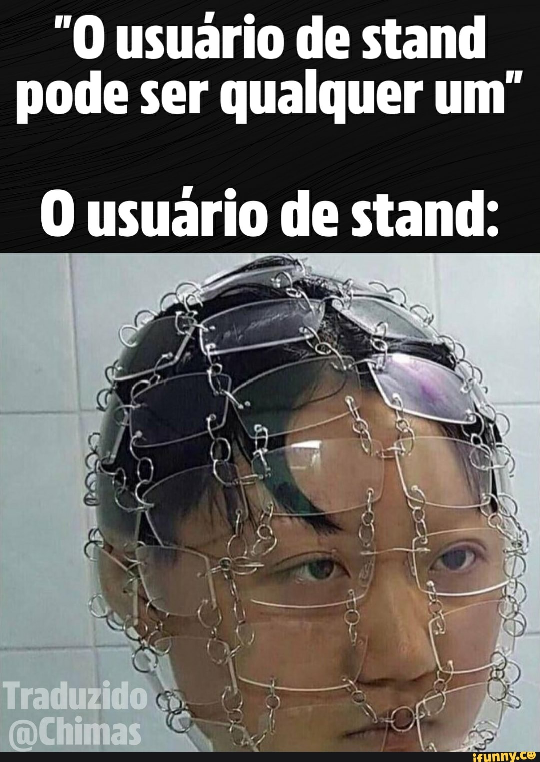 "O usuário de stand pode ser qualquer um"
O usuário de stand: