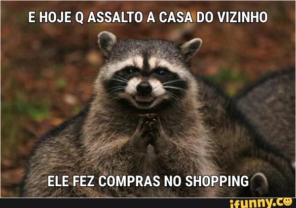 --ELE FEZ COMPRAS NO SHOPPING ©