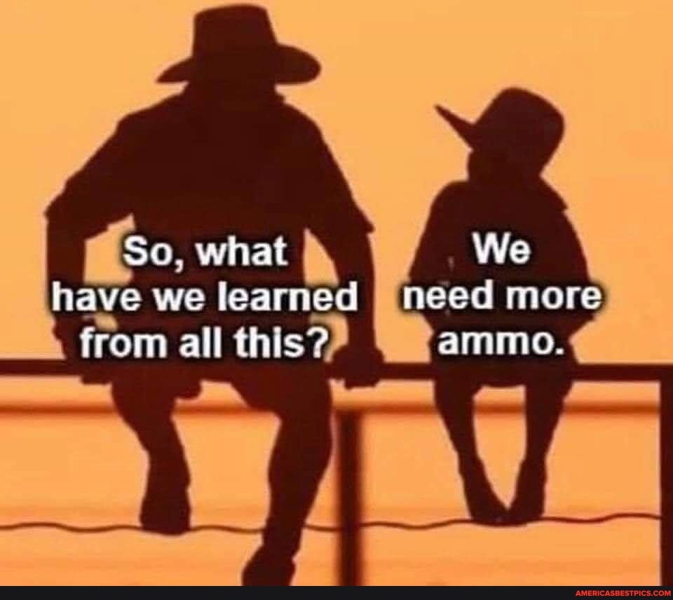 So. what
We have we fearned need more from all this? amino.