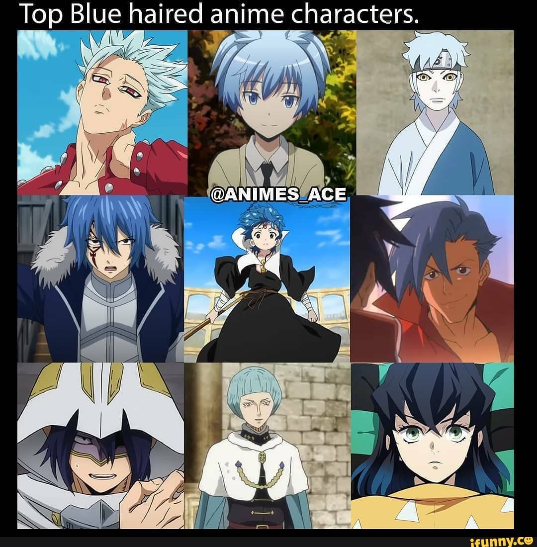 Top Blue Haired Anime Characters Animeslace