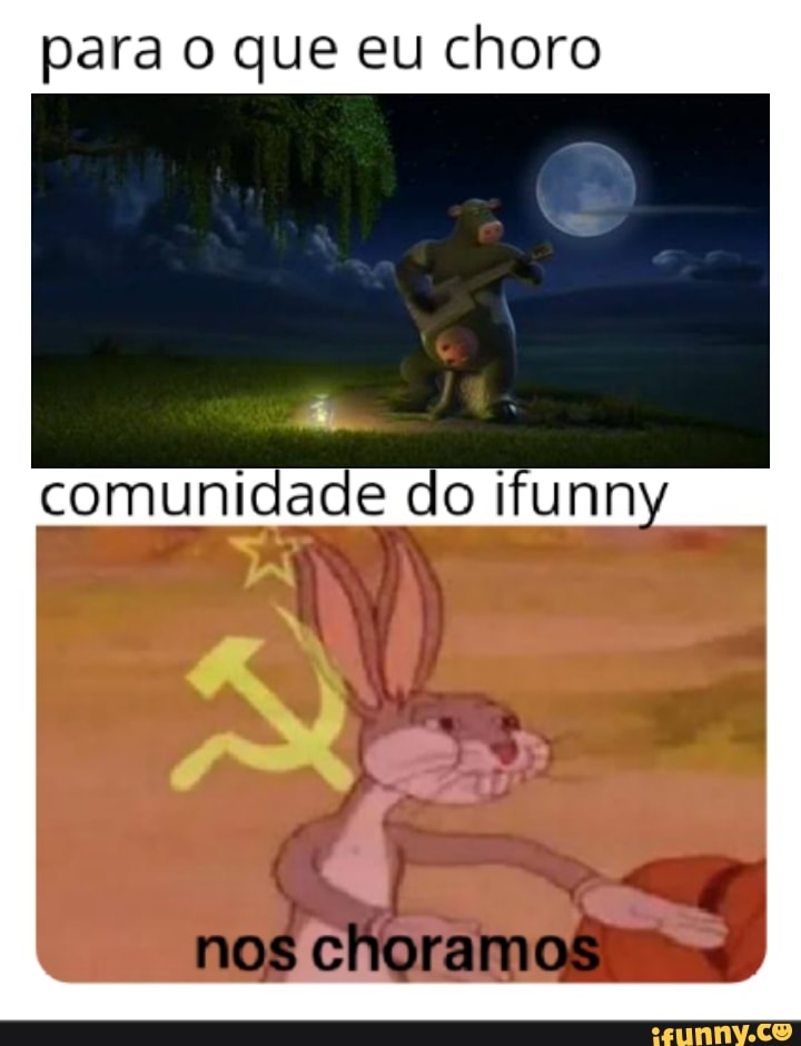 para o que eu choro