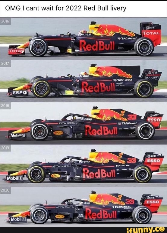 OMG I cant wait for 2022 Red Bull livery - iFunny