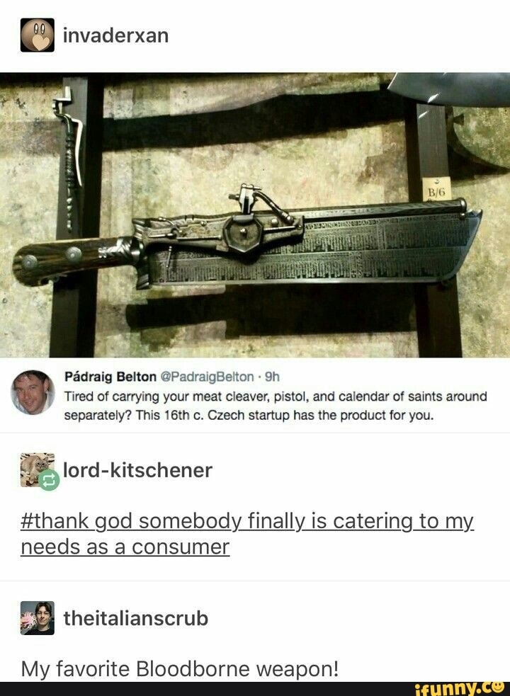 Tired of carrying your meat cleaver, pistol, and calendar of saints