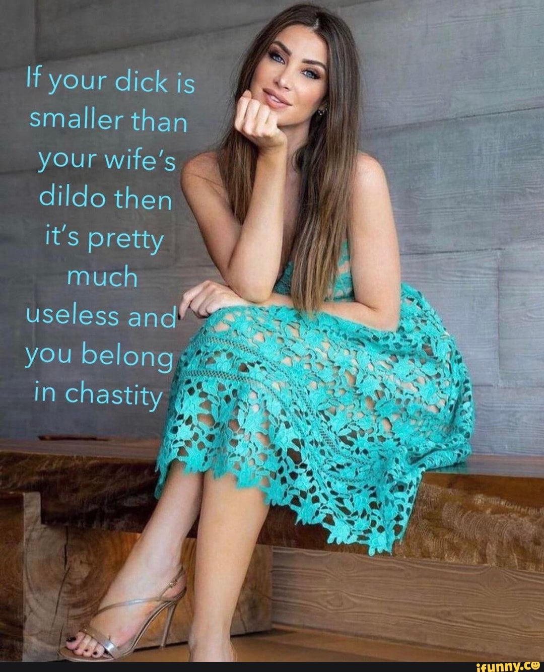 If Your Dick Is Smaller Than Your Wife S Dildo Then It S Pretty Much Useless And You Belong In