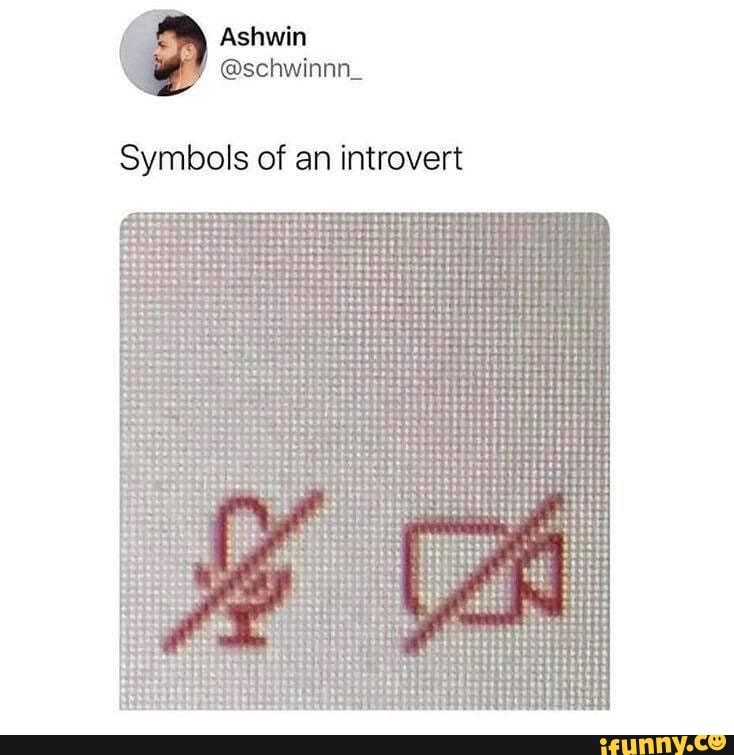 Symbols of an introvert