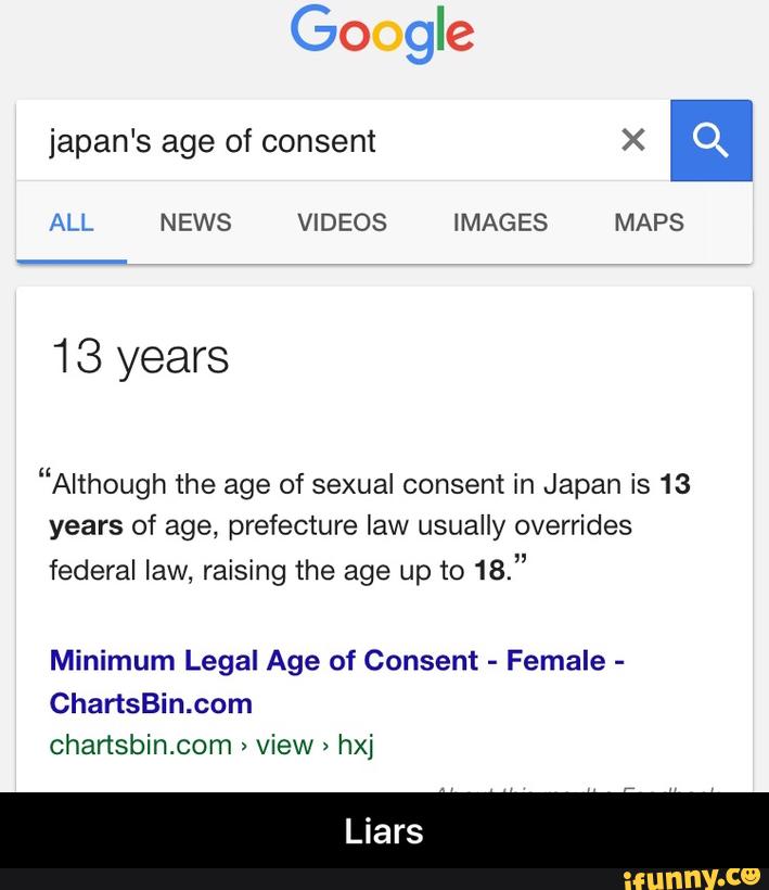 Age Of Consent In Japan Meme