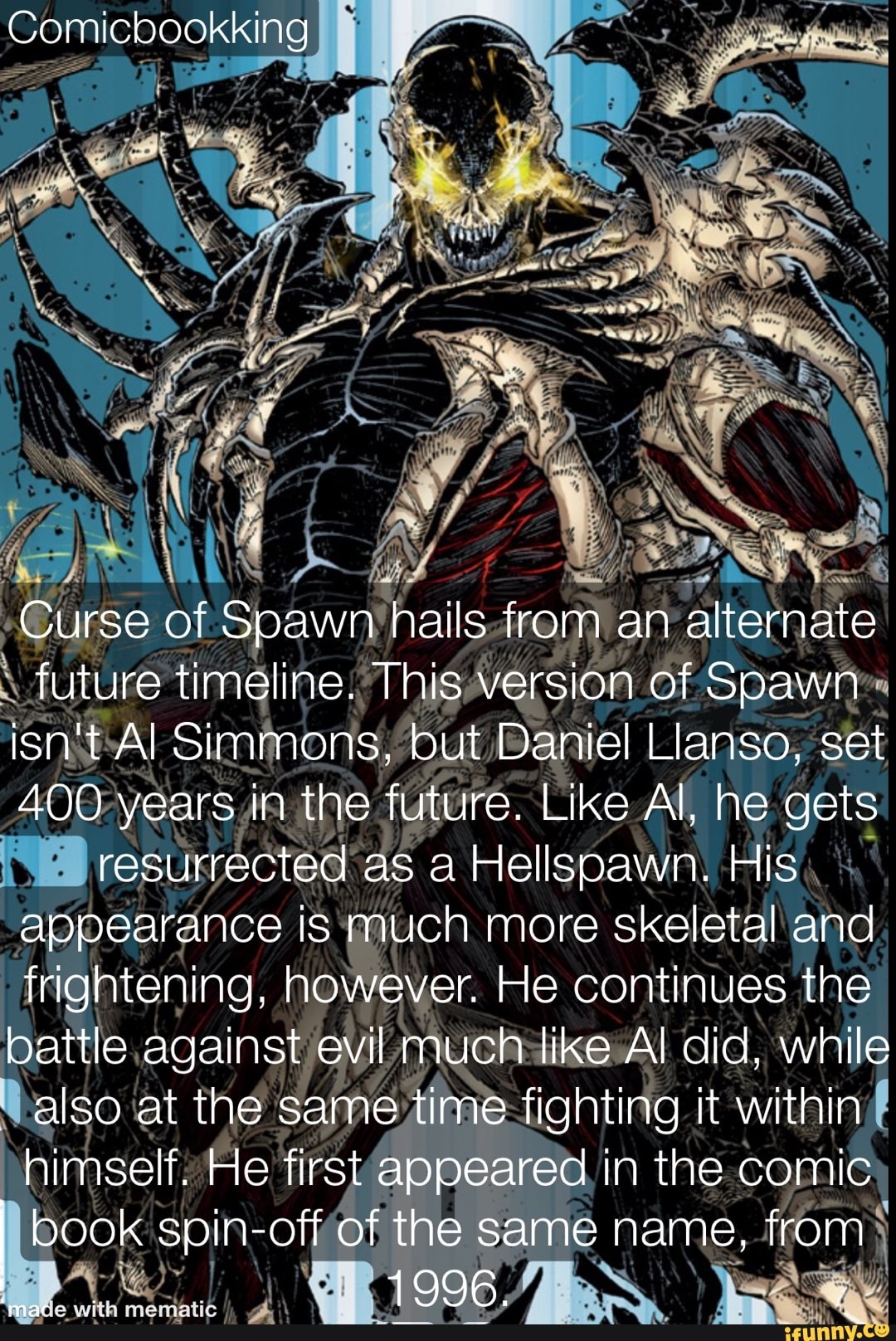 Comicbookking Curse of Spawn hails from an alternate future timeline ...