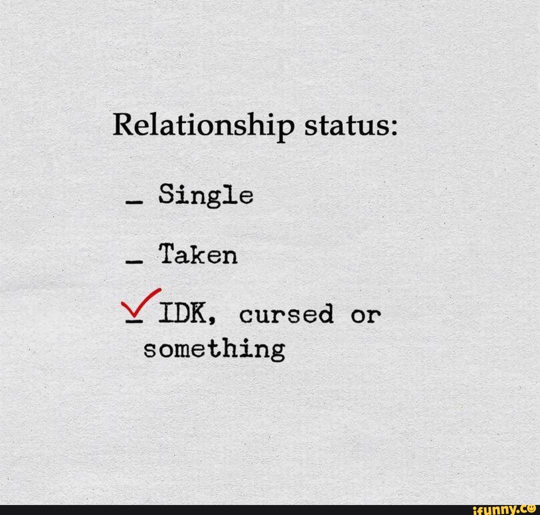 Single: Relationship Status: IDK, cursed or some Frauen Premium Langarmshirt | Spreadshirt