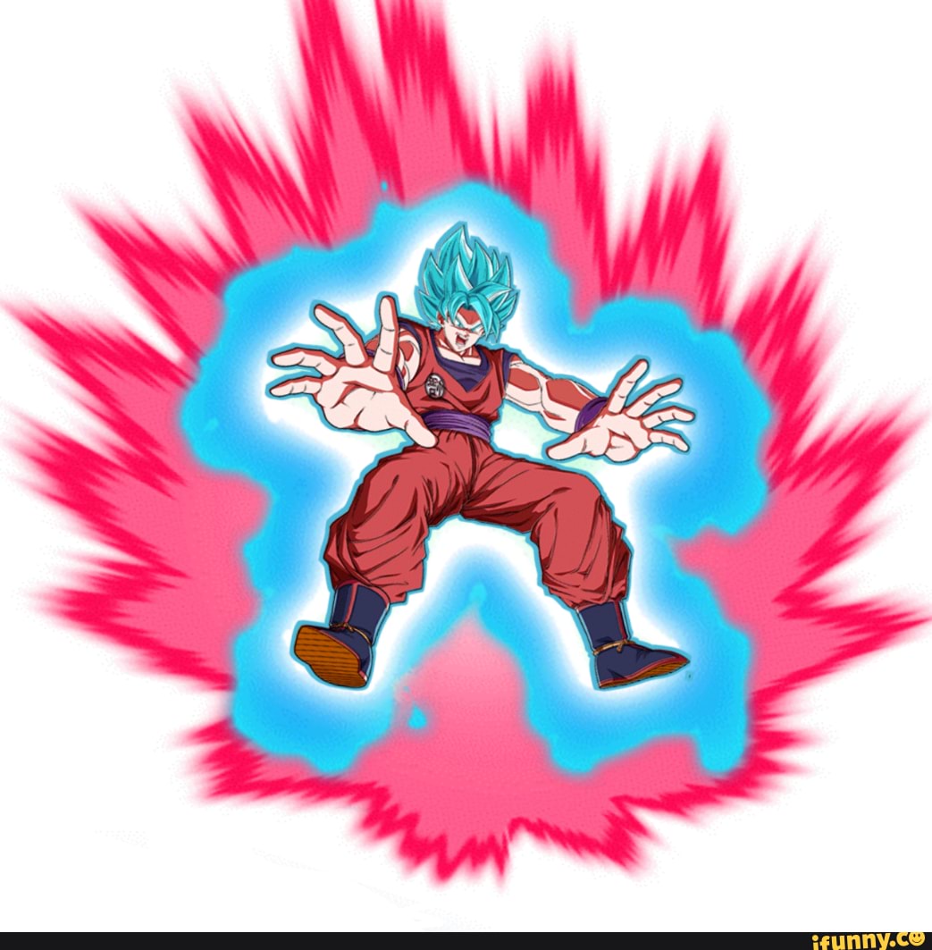 Str blue kaioken goku - iFunny