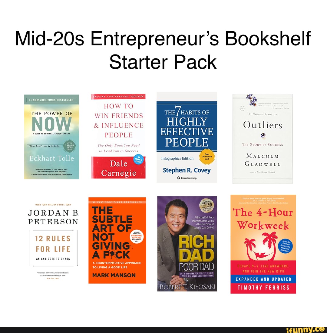 Mid20s Entrepreneur's Bookshelt 1 NEW YORK TIMES BESTSELLER THE POWER