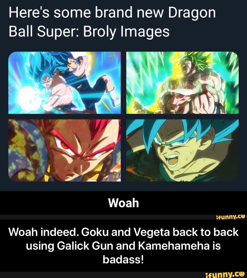 Why was Vegeta's Galick Gun yellow in Dragon Ball Super: Broly