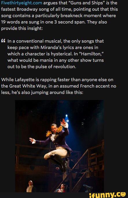 is ms fastest Broadway song nf all time 