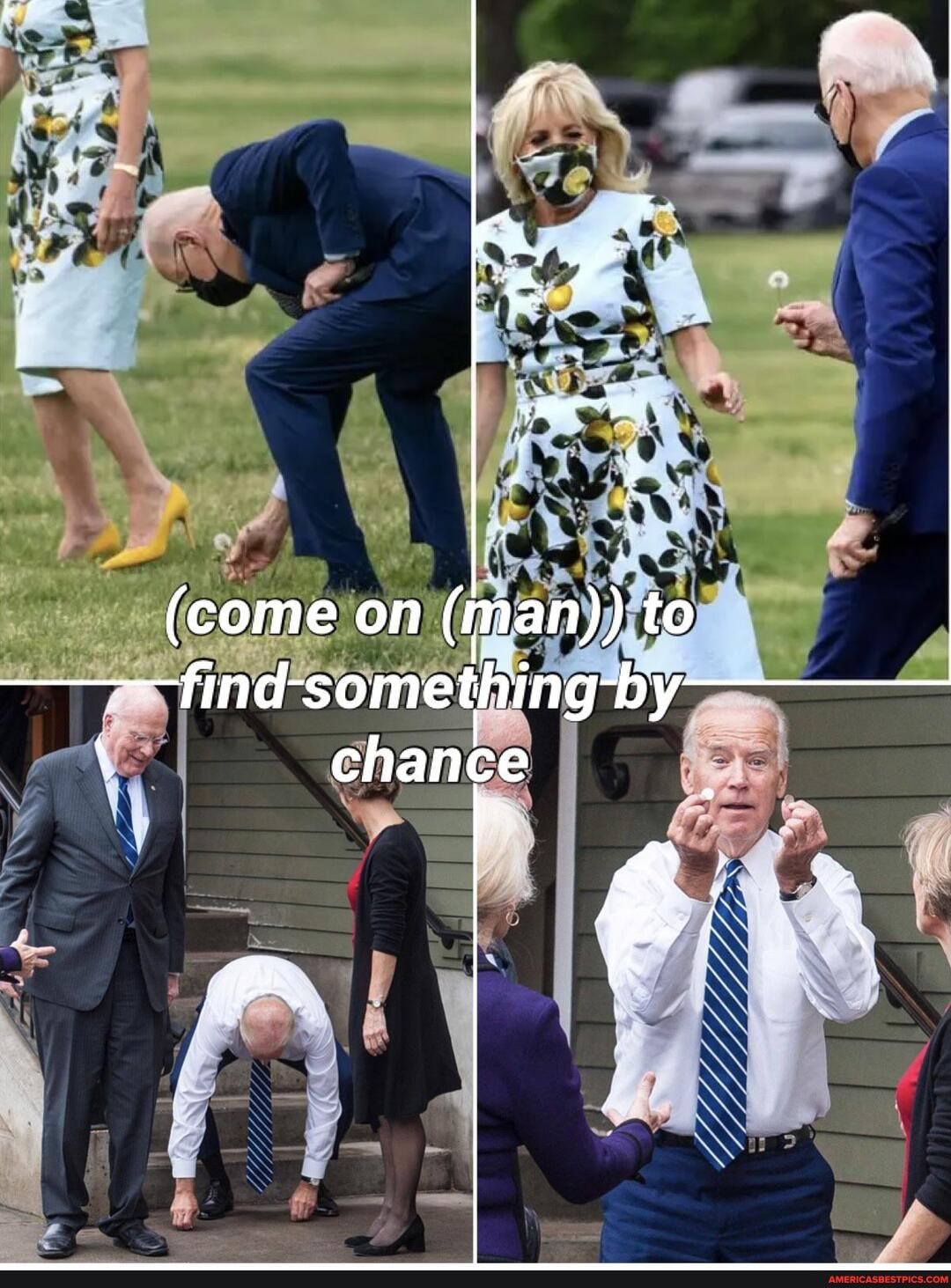 (come on (man) to find- something-by chance