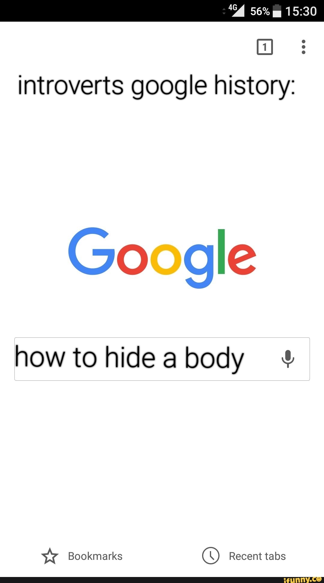 56 introverts google history Go gle how tohideabody Bookmarks Recent