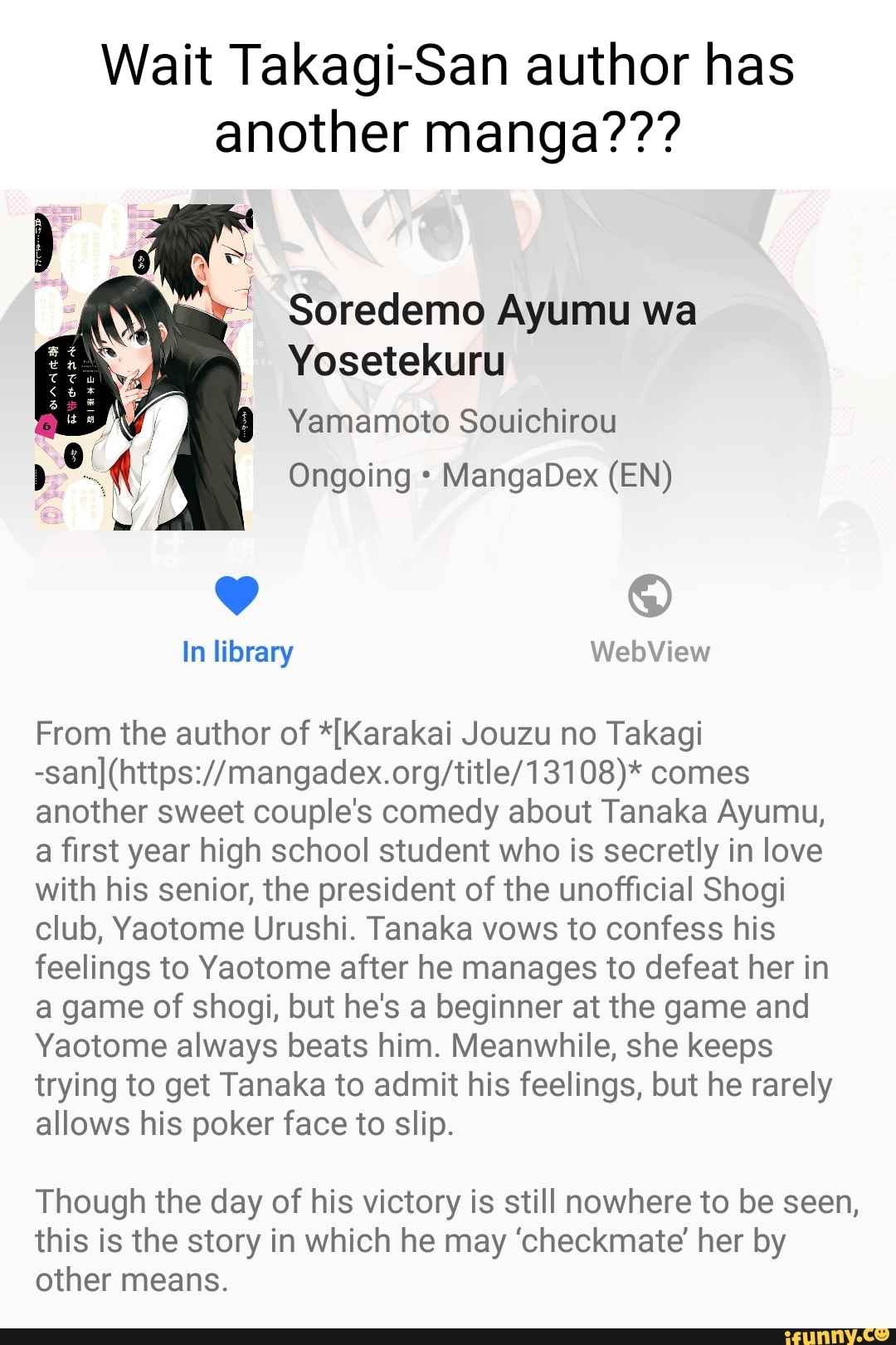 Soredemo Ayumu wa Yosetekuru - MangaDex