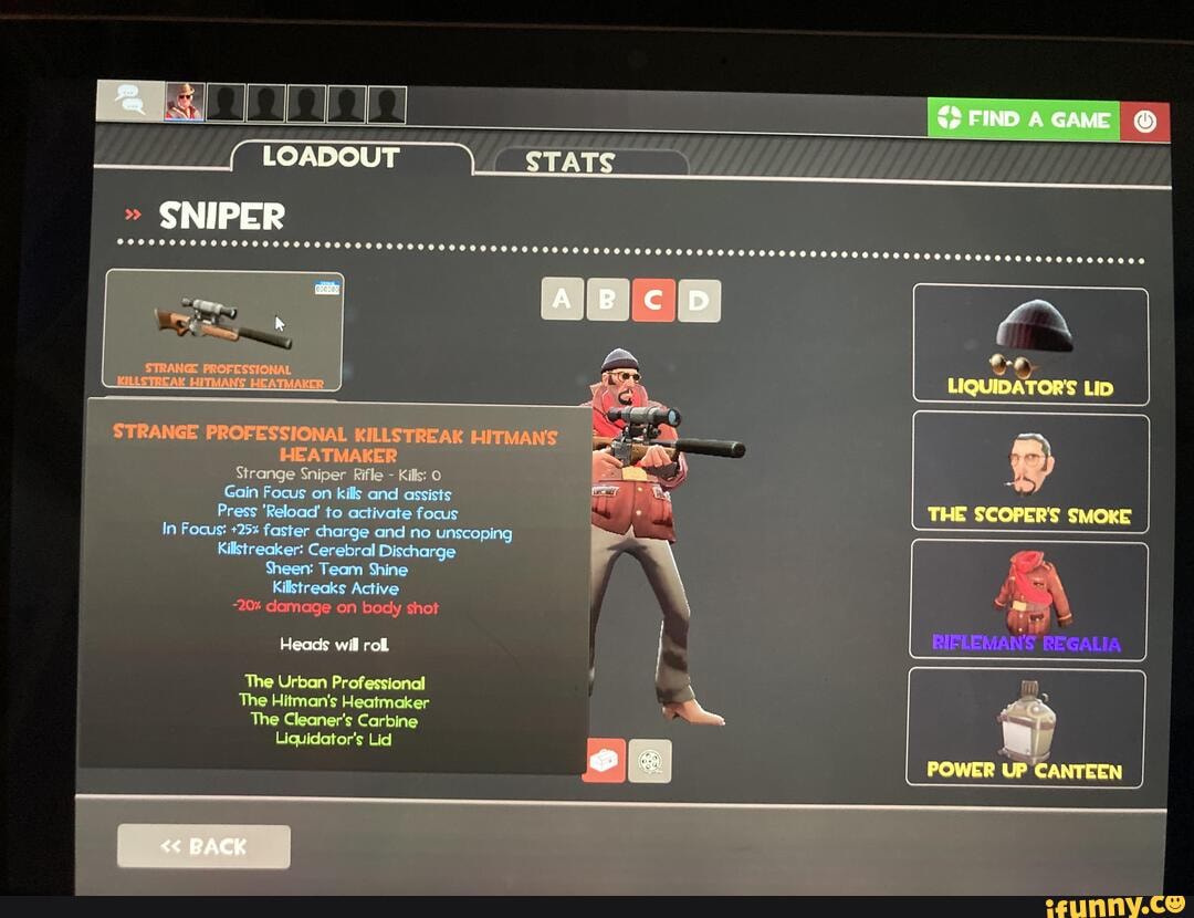 FIND GAME LID THE SCOPERS SMOLE POWER UP CANTEEN LOADOUT TAT! " SNIPER