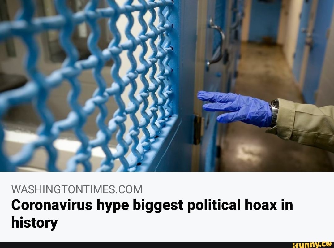 WASHINGTONTIMES.COM
Coronavirus hype biggest political hoax in
history