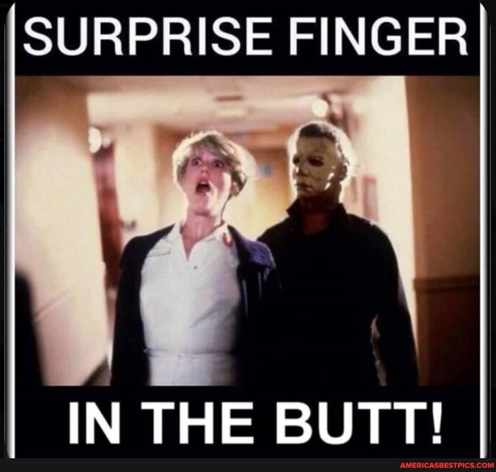 Surprise finger in the butt! 