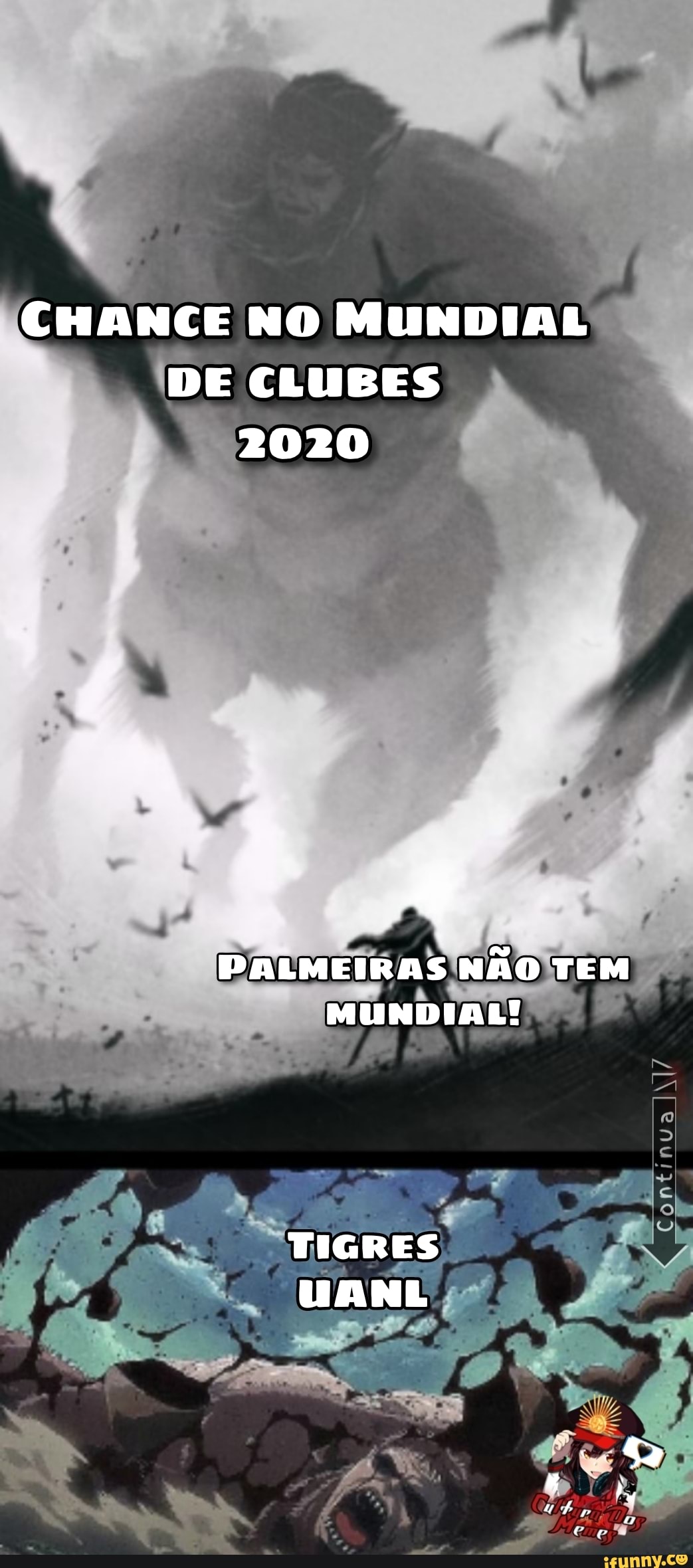 CHANCE NO MUNDIAL DE CLUBES
2020
PALMEIRAS NÃO TEM MUNDIAL!
TIGRES UANL