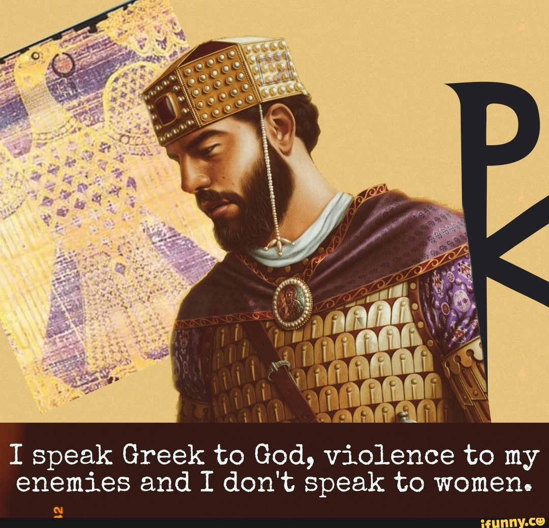 I speak Greek to God, violence