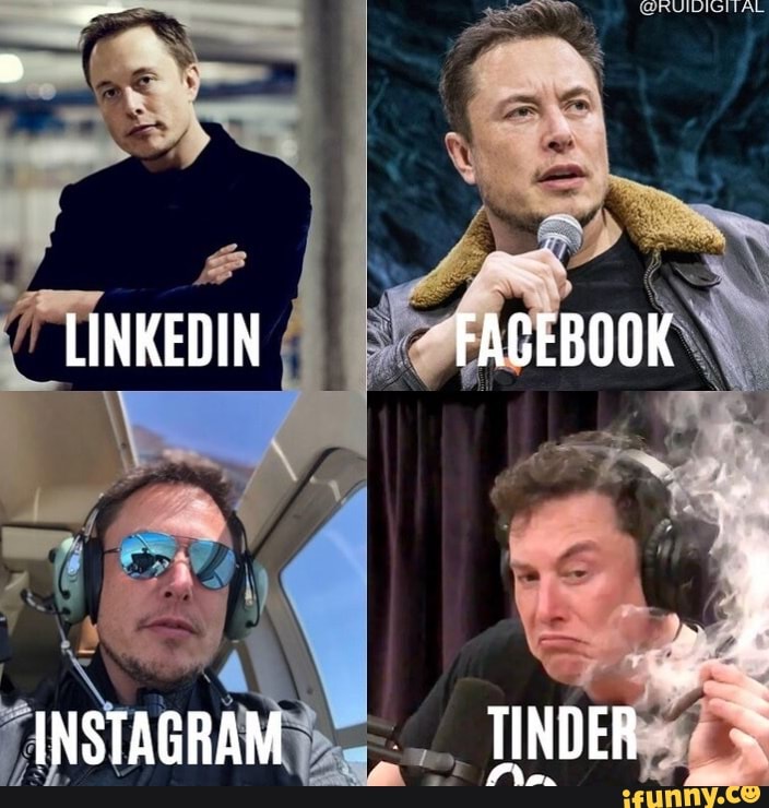 LINKEDIN FACEBOOK INSTAGRAM TINDER iFunny