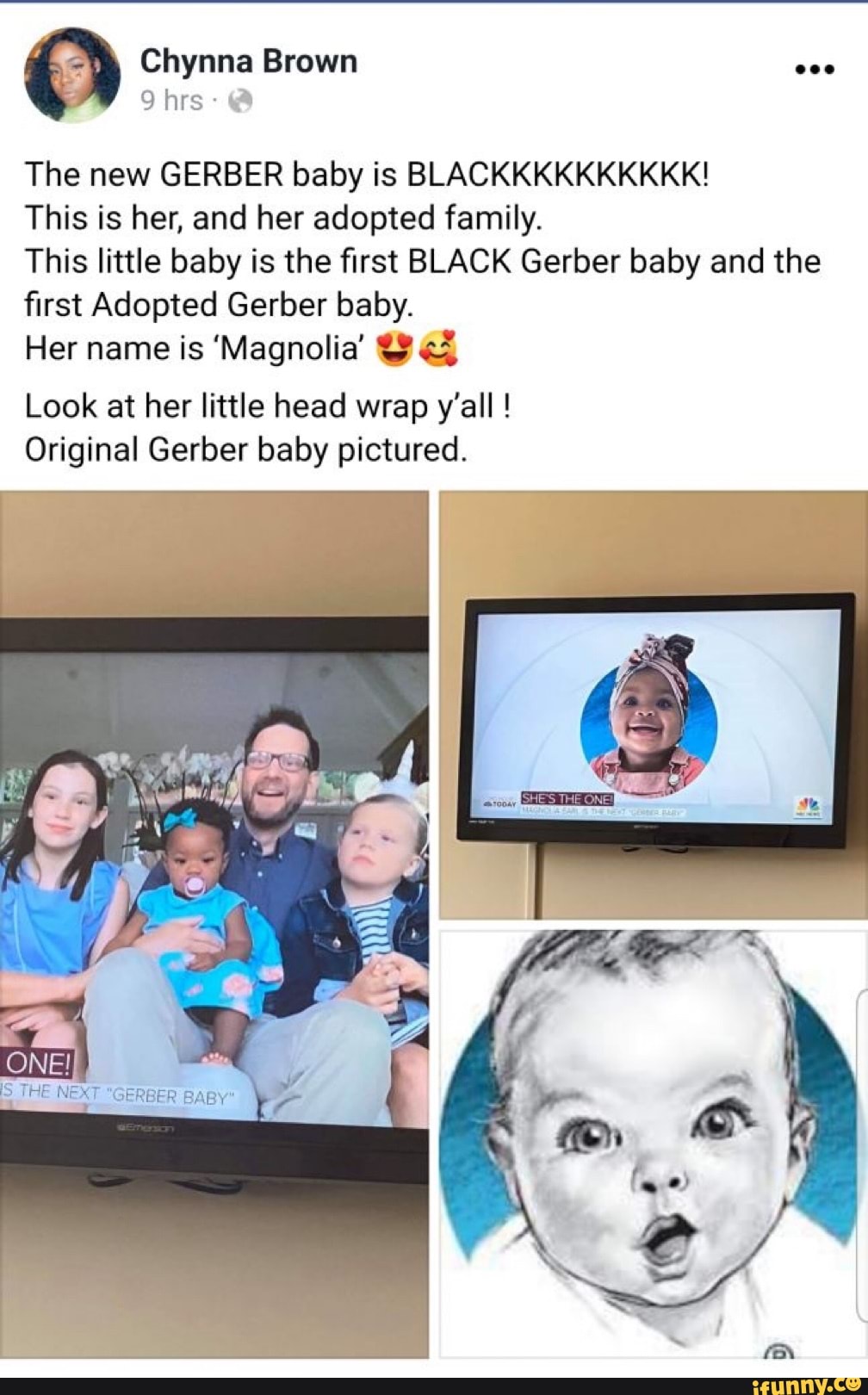 first black gerber baby