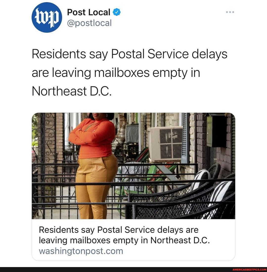 Residents say Postal Service delays are leaving mailboxes empty in
Northeast D.C.
Residents say Postal Service delays are leaving mailboxes empty in Northeast D.C.