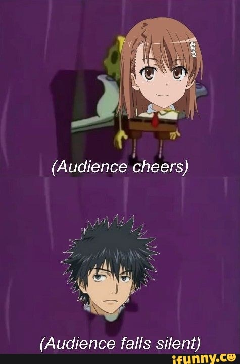 (Audience cheers}
(Audience falls silent)