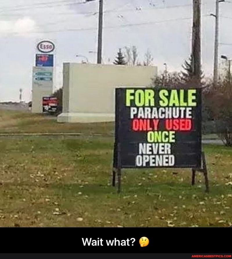 FOR SALE
ONCE ONCE NEVER OPENED
Wait what? @ - Wait what? đŸ¤”