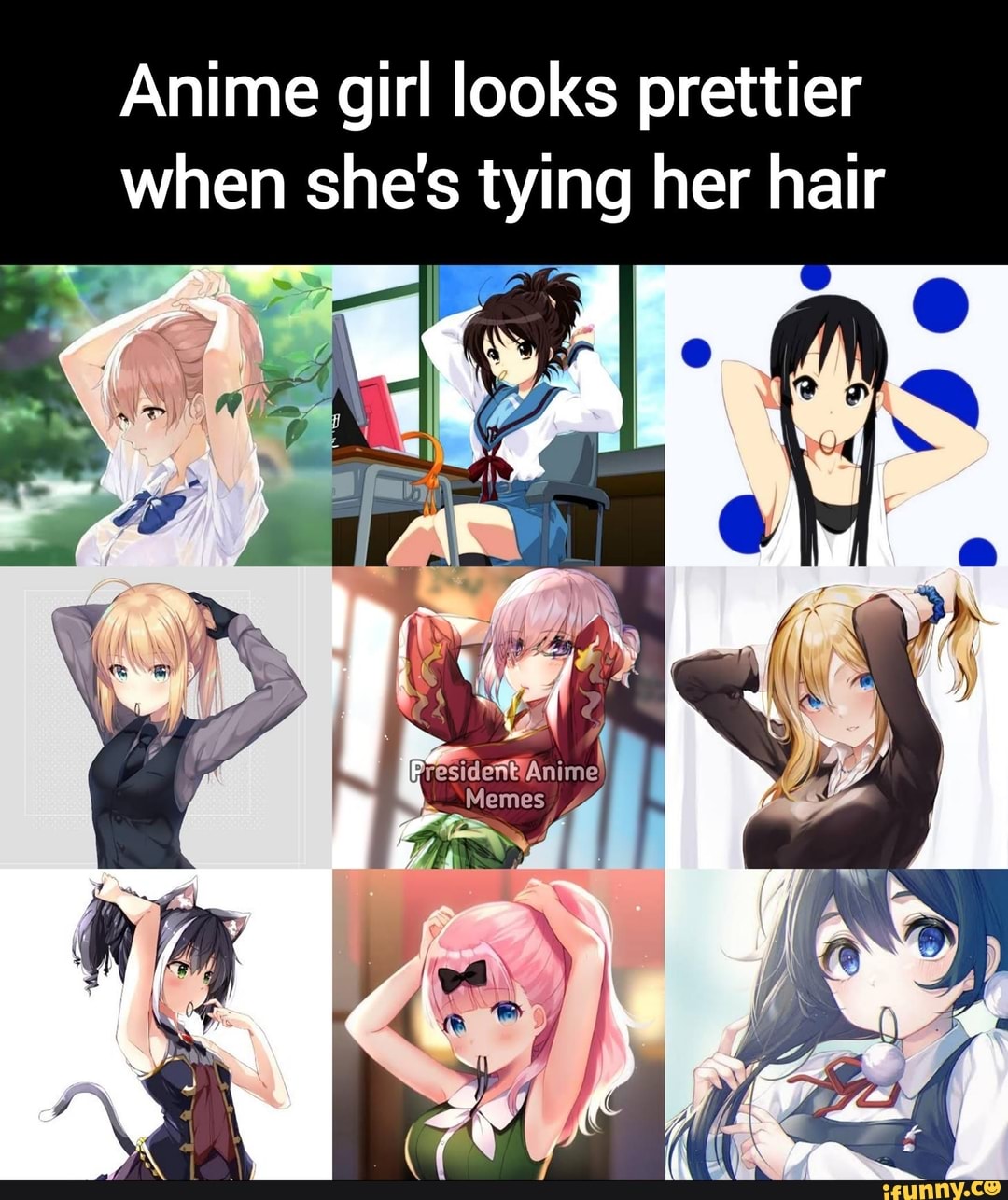 anime hairstyles memeTikTok Search