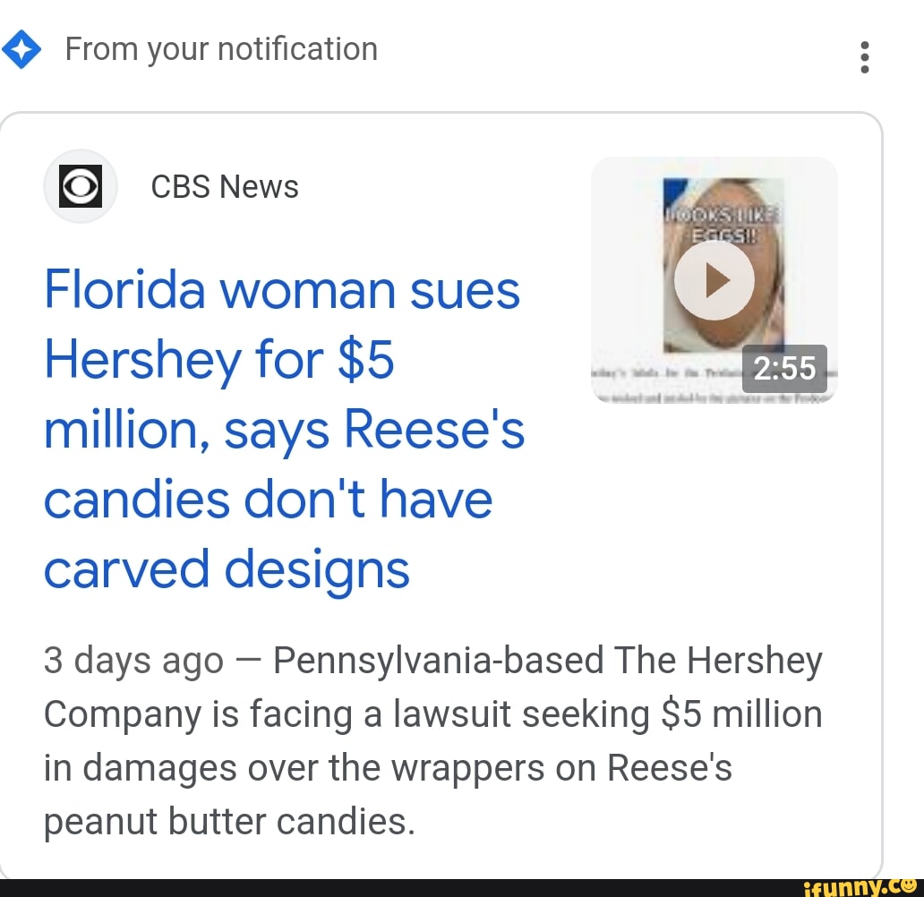 Hershey is sued for selling Reese's Peanut Butter cups without 'cute  pumpkin faces