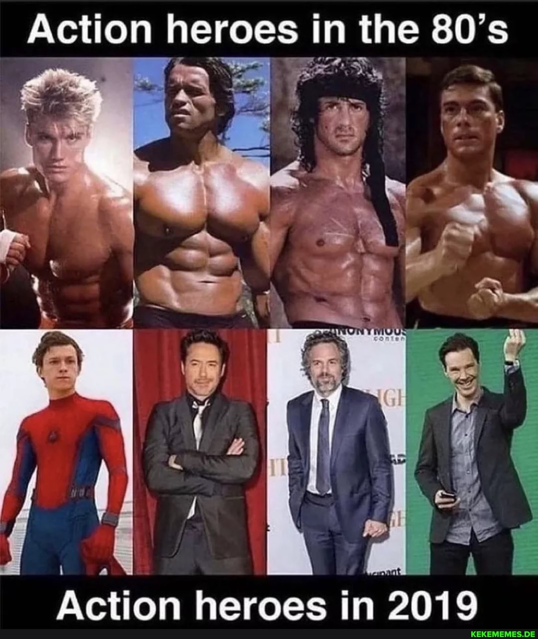 Action heroes in the Action heroes in 2019