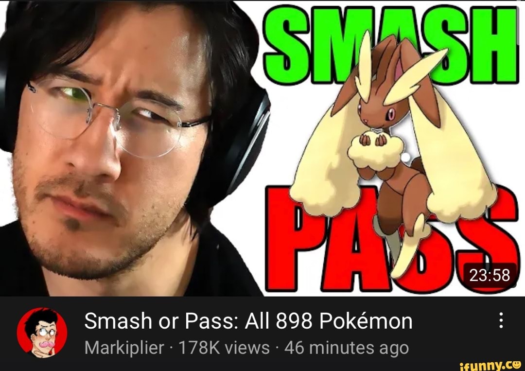 Smash or pass all pokemon