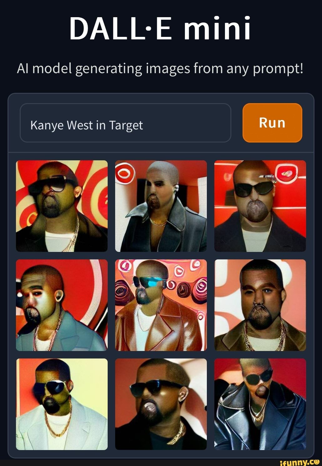 DALL-E mini Al model generating images from any prompt! Kanye West in ...