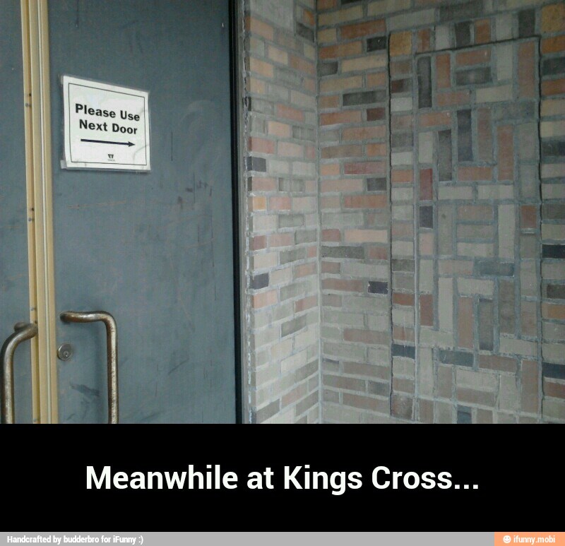 Cross... Meanwhile at Kings - Meanwhile at Kings Cross...