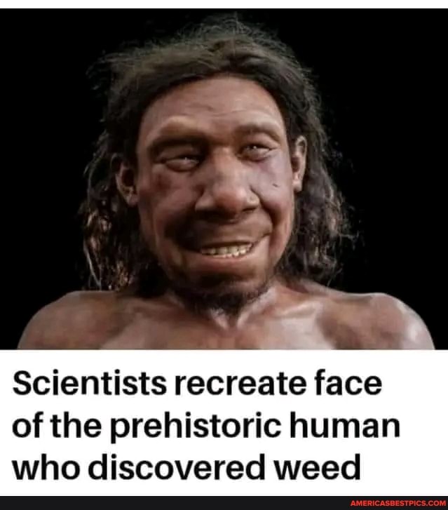 Scientists recreate face of the prehistoric human who discovered weed