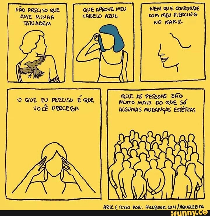 O QUE FU PRECISO
É QuE
QUE AS PESSONS SÃO