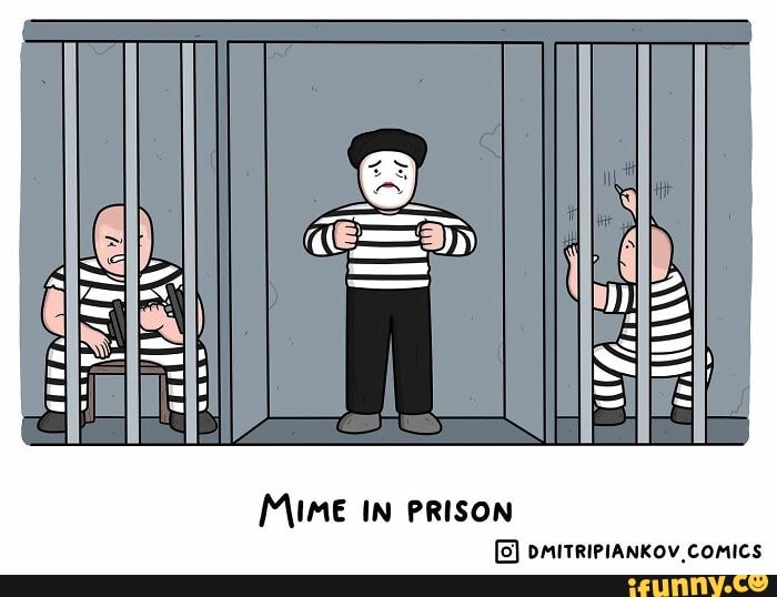 MIME IN PRISON DMITRIPIANKOV COMICS - )