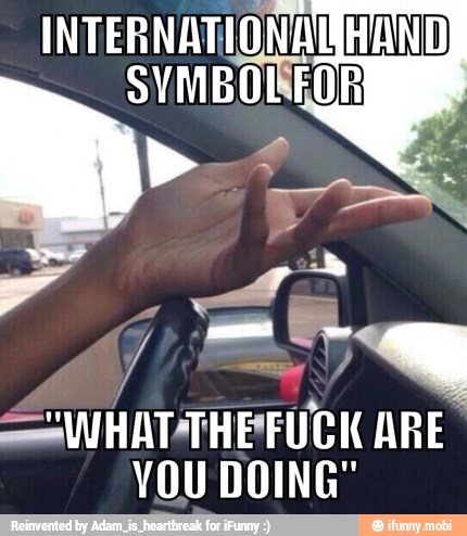INTERNATION AIH AND)
SYMBOBEOR
I
seal VHATTHEFUCK ARE
VOU DOING"