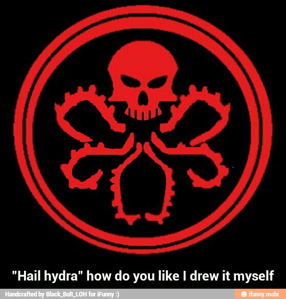 "Hail hydra" how do you like I drew it myself - "Hail hydra" how do you like I drew it myself