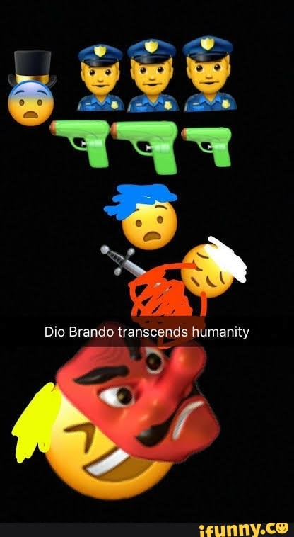 Dio Brando transcends humanity