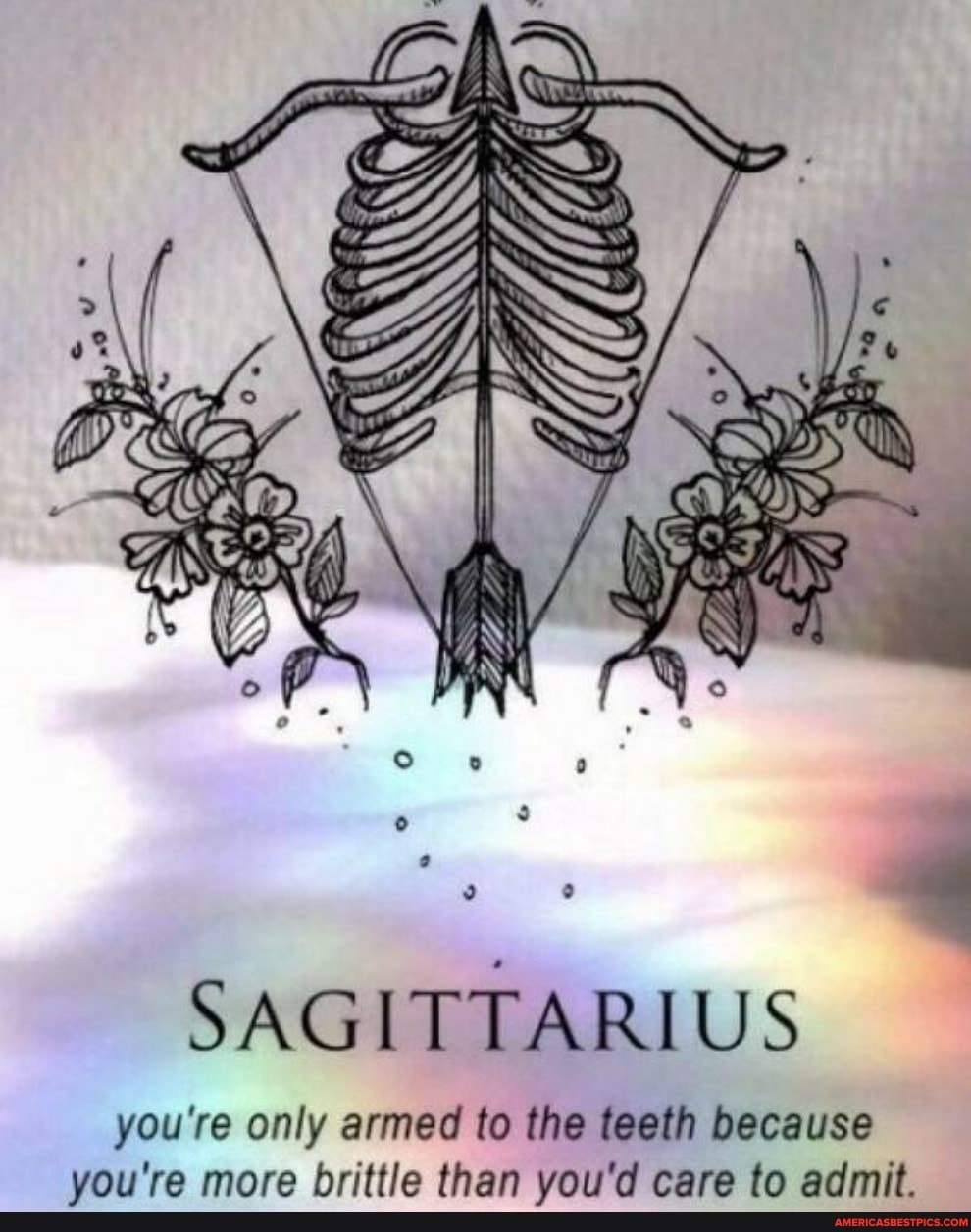 SS SAGITTARIUS you're only armed to the teeth because you're more ...