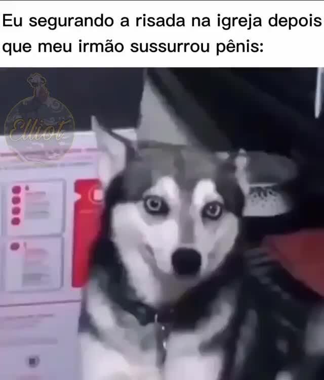 Eu tentando segurar a risada