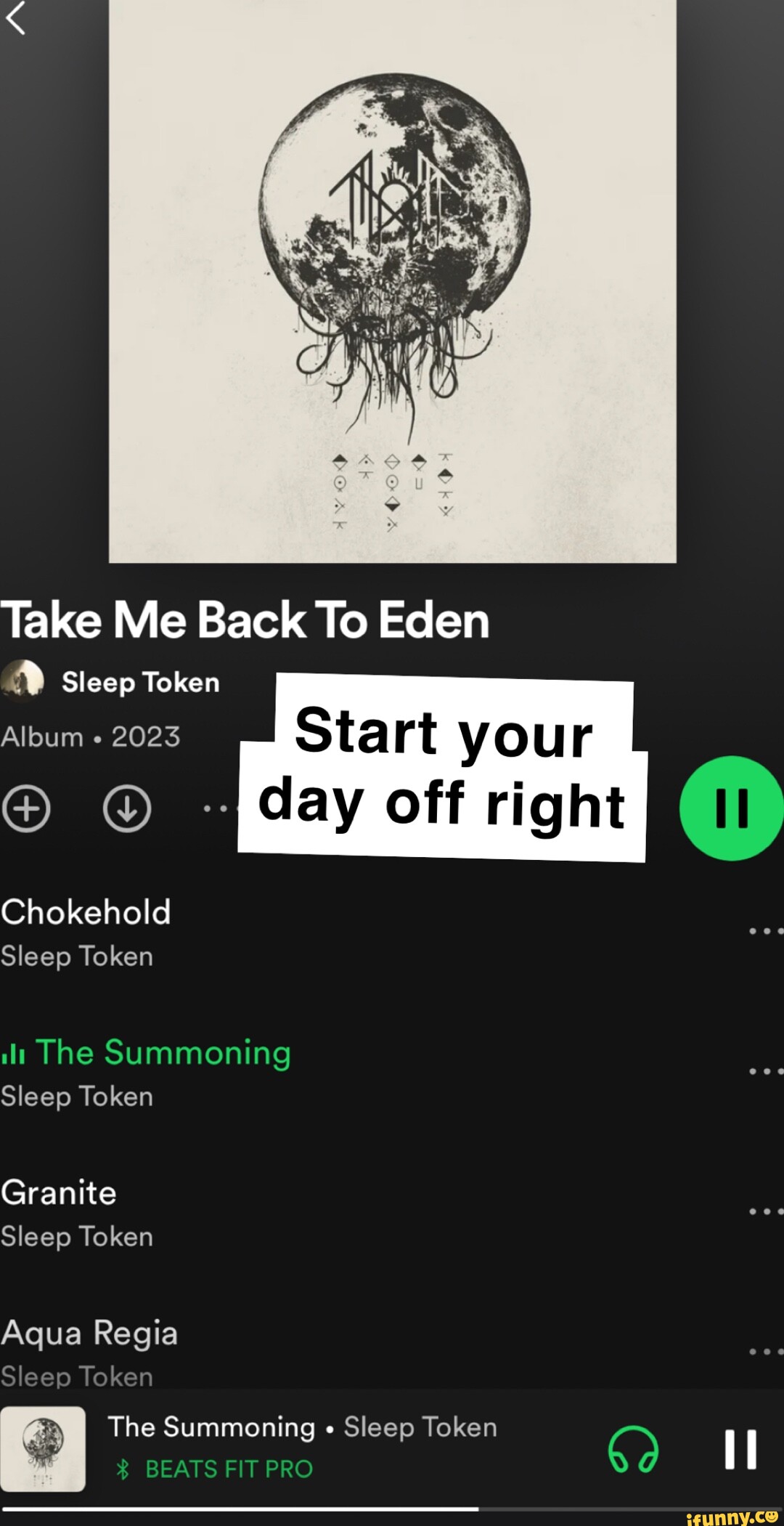 Take Me Back To Eden Aa Sleep Token Album 2023 Start Your Omomen Day