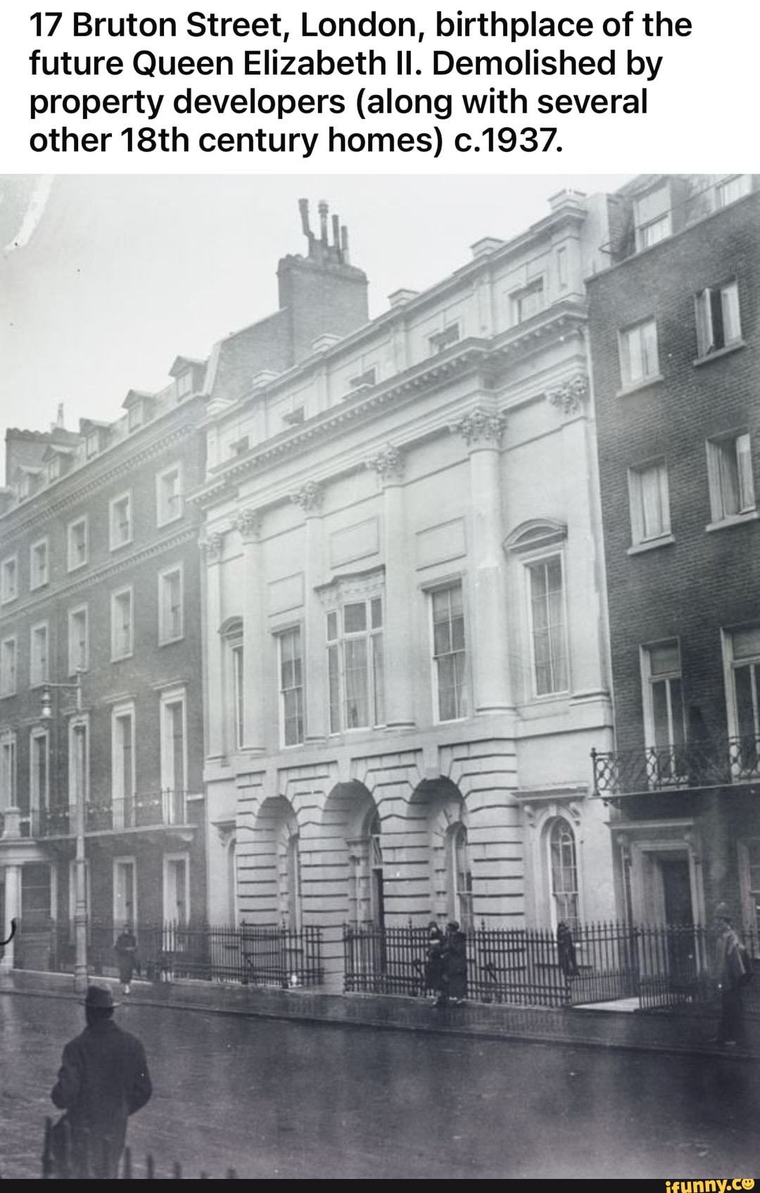 17 Bruton Street, London, birthplace of the future Queen Elizabeth Il