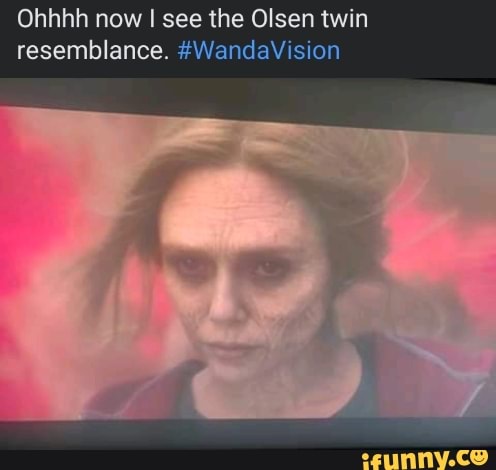 Ohhhh now see the Olsen twin resemblance. #WandaVision