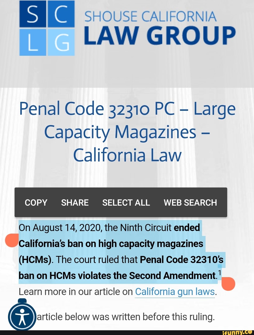 california penal code 32310