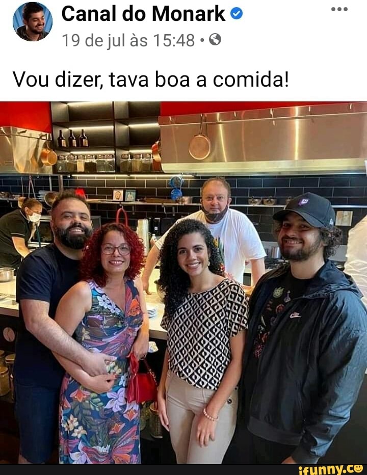 (45) Canal do Monark
19 de jul às O
Vou dizer, tava boa a comida!
