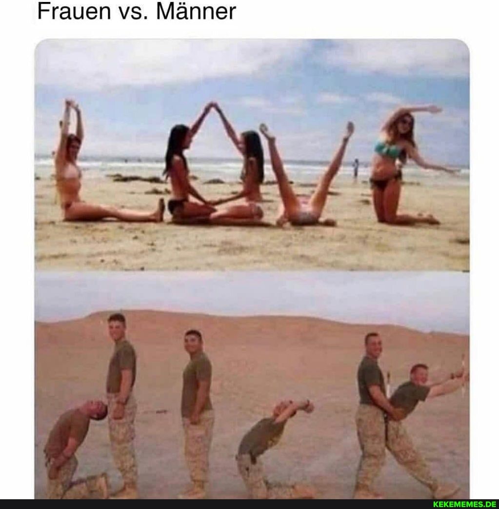 Frauen vs. Männer
